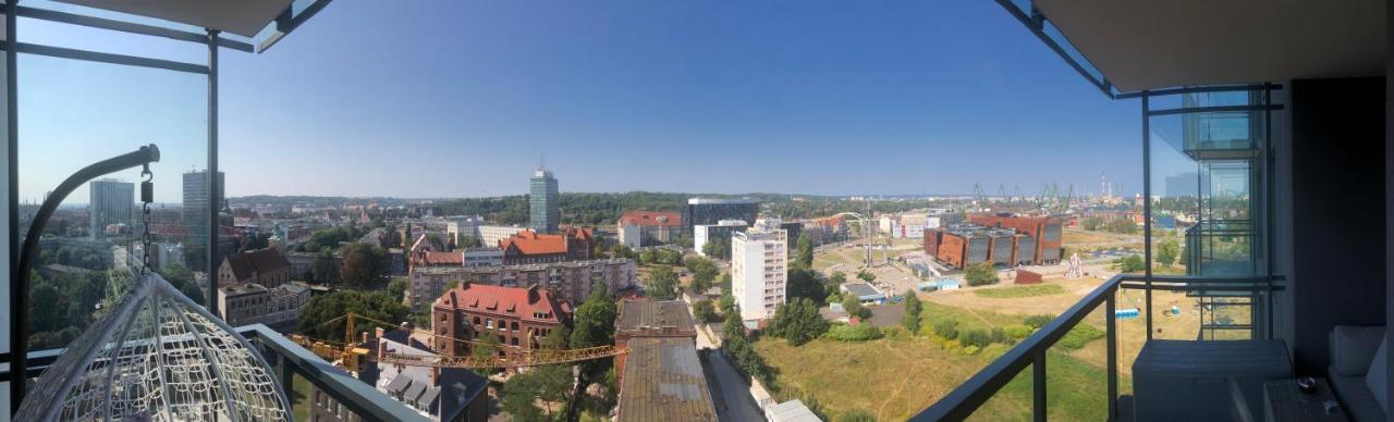 Walowa Tower Apartments Gdansk Bagian luar foto